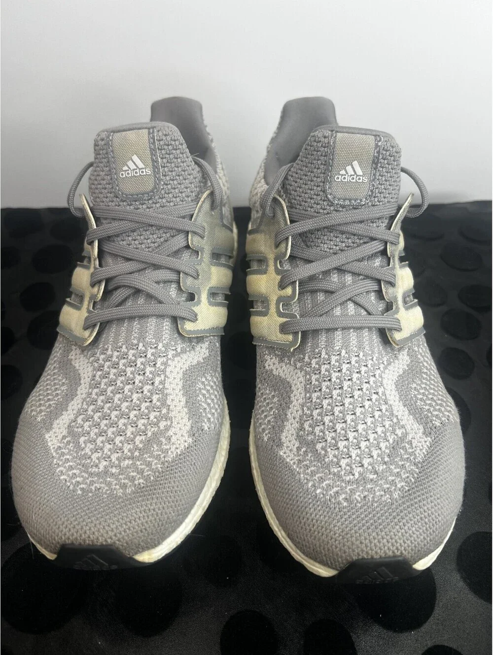Adidas UltraBoost FY9354 Men’s 9.5 Gray Primeknit Boost Running Shoes